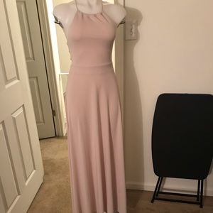 💖Cream Forever 21 backless dress